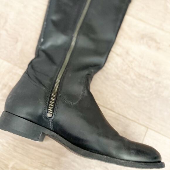 Frye Melissa Black Tall Leather Western Equestrian Riding Boots Women’s Size 7.5 - Picture 13 of 15